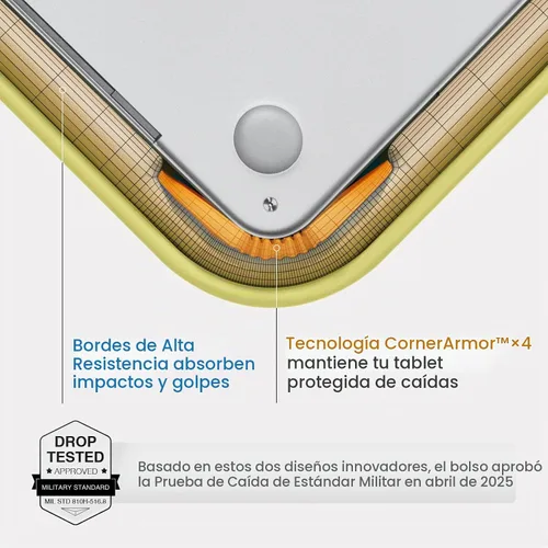 Vista 2 de tomtoc Funda protectora 360 para MacBook Air M5/A3449 (2026)/M4/M3/M2 A3240 A3113, MacBook Neo A18 y MacBook Pro M2/M1, bolsa acolchada suave