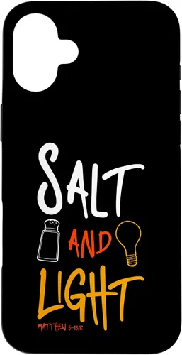 Vista 22 de iPhone 16 Salt of earth - light of the world Matthew 5:13 Case