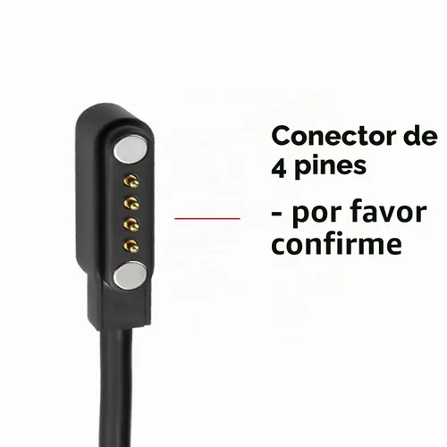 Vista 5 de Cable de carga magnético de repuesto para auriculares de conducción ósea, cable de carga USB para auriculares de conducción ósea de interfaz de 4