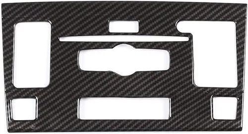 Vista 3 de YIWANG - Pomo de plástico ABS para coche para Mercedes Benz GLK Clase X204 2010-2012, Fibra de carbono