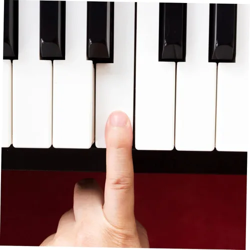 Vista 9 de VICASKY Teclas de piano profesionales de plástico para accesorios de piano