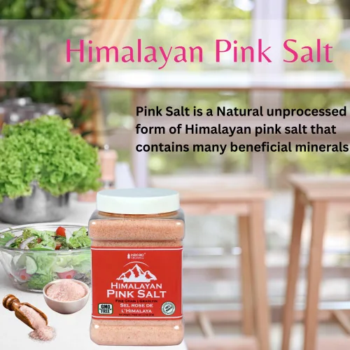 Vista 4 de Indo BIO Organics Sal de roca rosa del Himalaya cada caja, 2 libras (32 onzas) (paquete de 2)