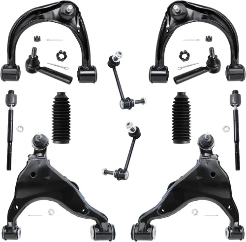 Vista 21 de Detroit Axle - Kit de extremo de 12 piezas para Ford Explorer Mercury Mountaineer 1998-2001 1999 2000, 2 brazos de control delanteros superiores