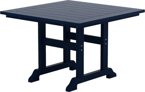 Vista 24 de Muebles Mesa de Comedor Rectangular Adirondack de 37 Pulgadas de Ancho x 71 Pulgadas de Largo, Resistente a los Rayos UV y a la Decoloración para su