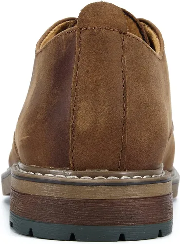 Vista 4 de Zapatos de vestir Oxford casuales con cordones para hombre