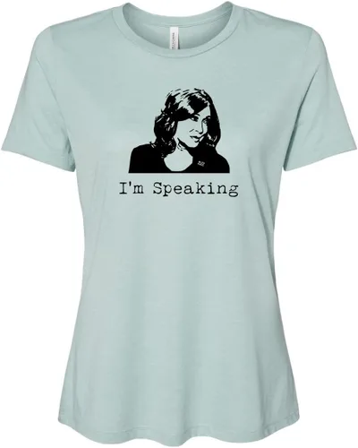 Vista 14 de Cute Women's Screen Printed Crew Neck Tee, Shirts With Sayings, Dusty Blue or Olive