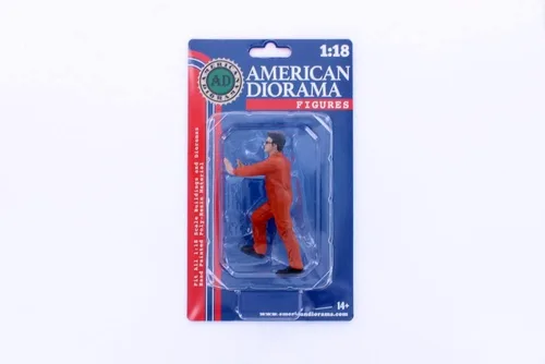 Vista 4 de American Diorama Figura de Mecánico Ken, naranja 23790OR - Figura de escala 1/18 - Accesorio de diorama