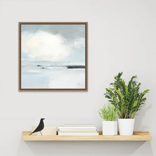 Vista 6 de Amanti Art Lienzo enmarcado para pared, 16 x 16 pulgadas, horizonte neutro I de Julia Purinton, lienzo enmarcado para pared, obras de arte