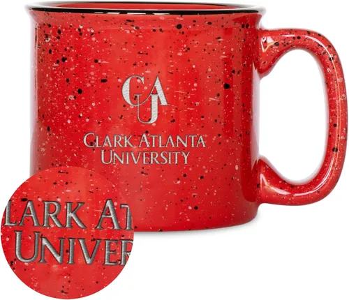 Vista 75 de Rico Industries NCAA Speckle 12oz Laser Engraved Campfire Mug