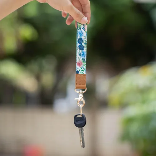 Vista 4 de Llavero con correa de muñeca, elegante llavero de muñeca para llaves, teléfono celular, tarjetero de identificación, cartera, cámara, llave