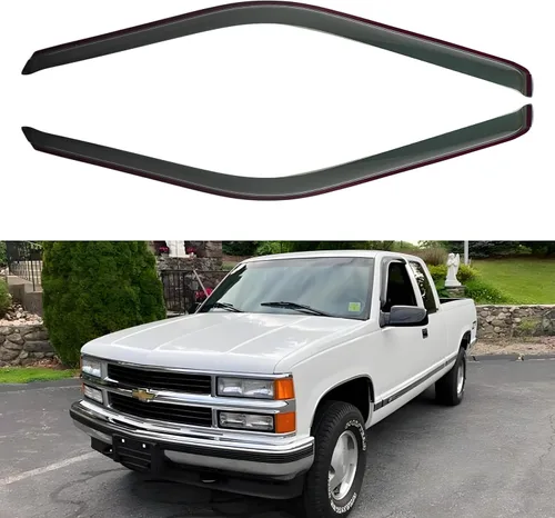 Vista 19 de Viseras para ventanas para Mazda 3 Sedán 4 puertas 2004 2005 2006 2007 2008 2009 estilo JDM Mugen, deflector de viento, protector solar y de lluvia