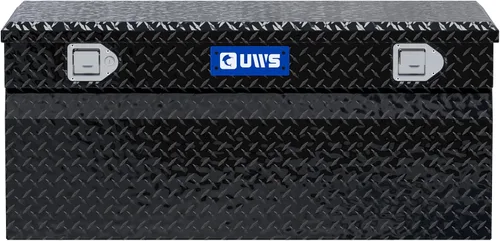 Vista 4 de UWS TBC-42-BLK Cofre estándar negro de 42" con tapa aislante biselada