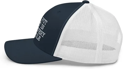 Vista 6 de Gorra de camionero de golf divertida con texto en inglés "I Put It in Every Hole" (ponlo en cada agujero)