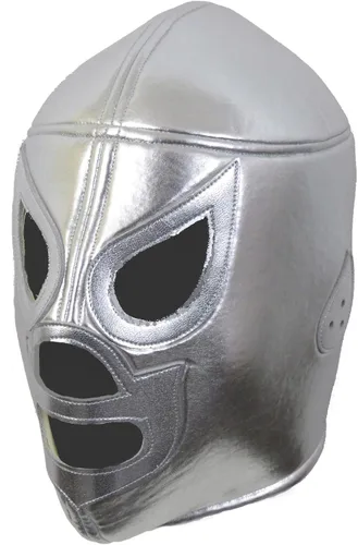 Vista 6 de Leos Imports La máscara mexicana de Lucha Libre se adapta tanto a adultos como a jóvenes. Elige luchador y color. Diseño auténtico, fabricado