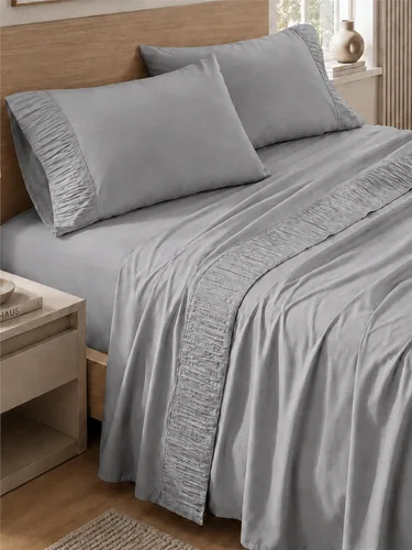 Vista 22 de Bedsure Juego de sábanas para cama individual - 3 piezas de sábanas suaves para cama individual - Transpirables y refrescantes - Calidad hotelera
