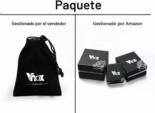 Vista 7 de VNOX Vintage Fashion - Anillo de cristal de vidrio negro rectangular chapado en oro de acero inoxidable para mujer, anillo de cóctel de moda con ónix