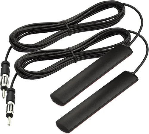 Vista 9 de Bingfu Antena de coche estéreo para coche, antena de radio FM AM, montaje adhesivo para coche, antena de parche oculto para vehículo, camión, SUV