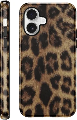 Vista 52 de Funda de teléfono con estampado de guepardo para iPhone 7/8/SE 2020/2022 de 4.7 pulgadas, funda de lujo con diseño de leopardo marrón coqueta a