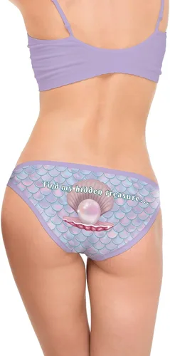 Vista 3 de Bragas de moda lindas y divertidas ropa interior para mujer, regalos de despedida de soltera, talla S a 3XL