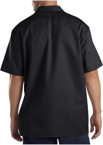 Vista 5 de Dickies Camisa de trabajo de sarga flexible de manga corta para hombre