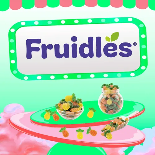 Vista 7 de Fruidles Gomitas de piña ácida, gomitas deliciosas con sabores de frutas (2.2 libras)