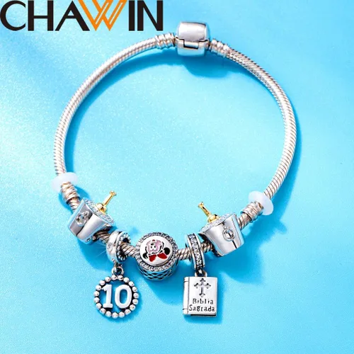 Vista 4 de 16 17 18 19 20 21 22 24 25 26 30 32 33 35 37 40 49 50 60 69 77 80 88 99 dijes de plata de ley 925 que se ajustan a pulserascollar Pandora colgantes