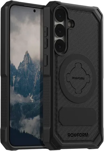 Vista 11 de Rokform - Funda para Galaxy S23, Serie Resistente, Carcasa Magnética con Bloqueo de Giro, Funda Blindada Probada contra Caídas (Negro)