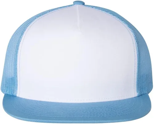 Vista 93 de Flexfit - Gorra ajustable de malla elástica en dos tonos Negro