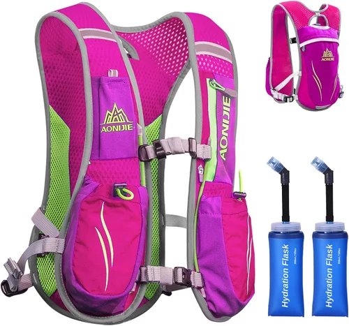 Vista 23 de Azarxis Hydration Running Vest Backpack Pack 5L 5.5L for Women and Men Jogging Trail Race Marathon Cycling Hiking