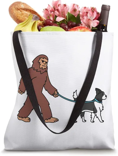 Vista 4 de Bigfoot Sasquatch Border Collie - Bolsa de mano para perros