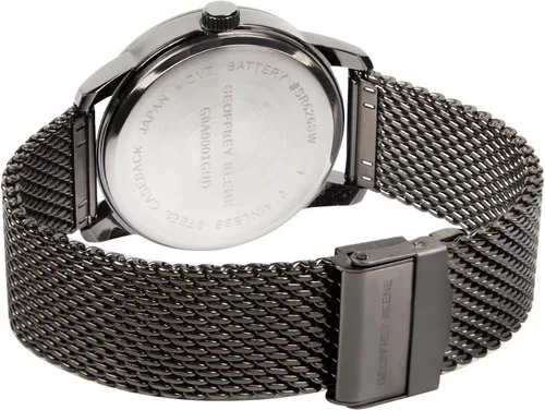 Vista 3 de Geoffrey Beene Mens Watch - Stainless Steel Mesh Band Quartz Movement Analog Watch for Men, Gift for Men, Formal or Business Casual Minimalist Wrist