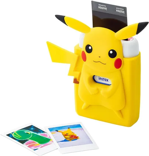 Vista 4 de instax Mini Link - Pinter para smartphone, Nintendo Switch Edition con funda Pikachu