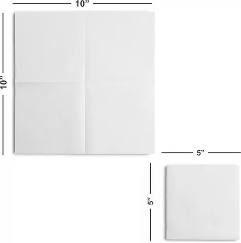 Vista 8 de BloominGoods Servilletas desechables de lino para postres y bebidas, hechas en Estados Unidos, servilletas de papel de cóctel suaves y absorbentes