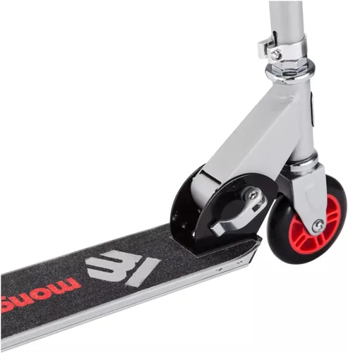 Vista 6 de Mongoose Force 1.0 Scooter - Gris/Rojo Plata/Rojo
