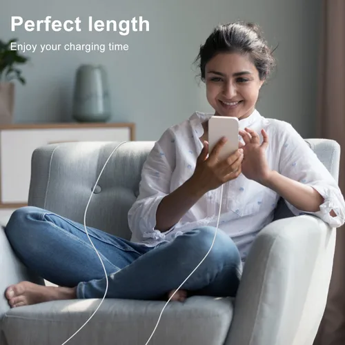 Vista 7 de Paquete de 2 cables USB C a Lightning de 3 pies [certificado Apple MFi], cable de carga rápida tipo C de 3 pies para iPhone 14 13 12 11