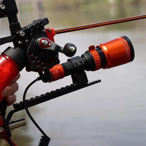 Vista 7 de FOXPRO BowFire - Luz LED de arco para pesca con arco con 3 ajustes de luz, blanco frío, blanco medio y cálido