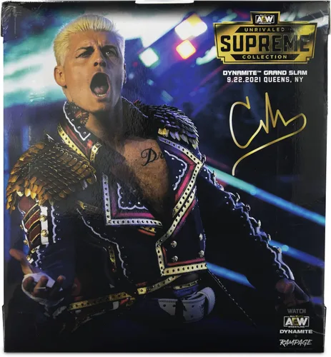 Vista 6 de AEW Cody Rhodes UNRIVALED Supreme - Figura de Cody Rhodes de 6 pulgadas con accesorios