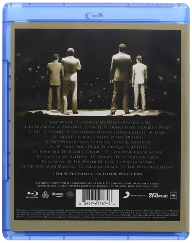 Vista 2 de Il Divo An Evening with Il Divo - Live in Barcelona Blu-ray