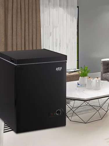Vista 8 de KRIB BLING - Congelador de cofre de 3.5 pies cúbicos con control de temperatura de 7 velocidades (-4°F a 6.8°F), congelador compacto profundo