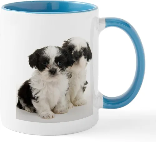 Vista 39 de CafePress Angel Shih Tzu In Clouds Taza de café de cerámica de 11 oz (11.0 fl oz)