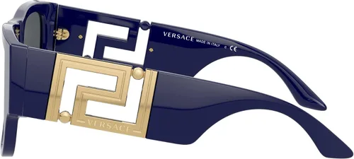 Vista 2 de Versace Man Sunglasses Black Frame, Dark Grey Lenses, 57MM