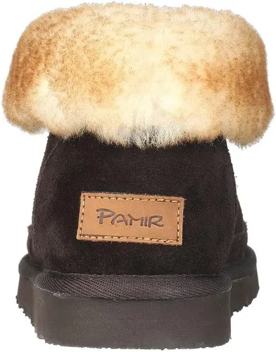 Vista 5 de Pantuflas de oveja para hombre, botines de tobillo para interiores y exteriores con espuma viscoelástica