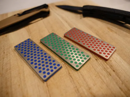 Vista 7 de Diamond Machining Technology (DMT) W7EFC - Mini piedra de afilar - Grueso / Fino / Extrafino - Juego de 3