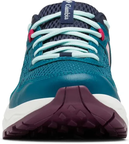 Vista 8 de Columbia Zapatos de senderismo Plateau para mujer, Aguas profundasMañana helada