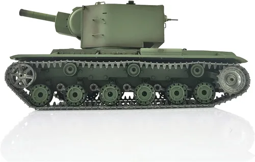 Vista 7 de Actualizado Ver 1/16 Soviético Kv-2 Tk7.0 Rc Tanque Gigante Henglong 3949 360° Torreta Ir Bb Airsoft Barril Recoil Efecto Humo