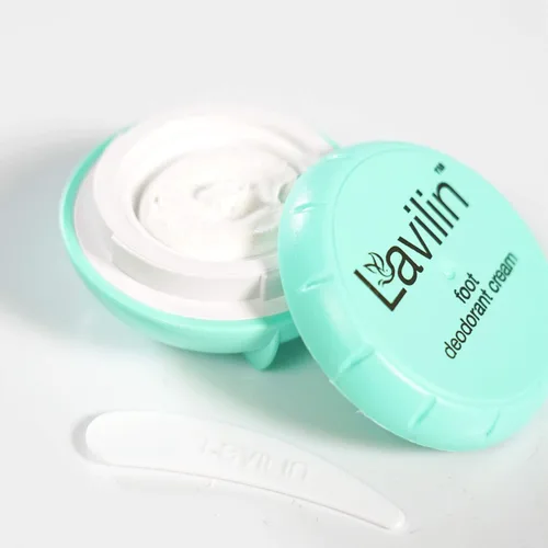 Vista 2 de LAVILIN Crema desodorante para pies, para mujeres y hombres, hasta 7 días, control de olores de pies de larga duración, sin aluminio, alcohol