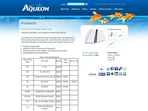 Vista 3 de All Glass Aquarium AAG29016 cubierta superior de vidrio, 16 pulgadas.