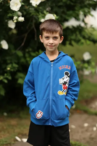 Vista 2 de Disney Frozen Stitch Princesa Minnie Mickey Spiderman Sudadera con Capucha con Cremallera para Niñas/Niños Otoño Chaqueta Sudadera con Cremallera