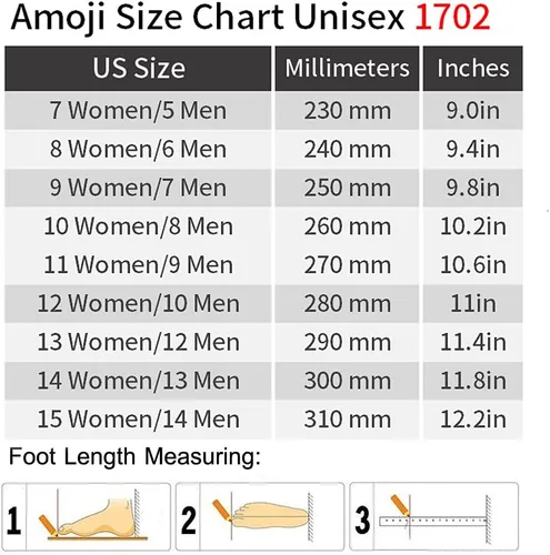 Vista 7 de Amoji AM1702 Zuecos de jardín unisex, sandalias, pantuflas
