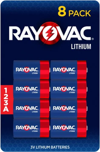 Vista 10 de Rayovac Baterías de 123 A (paquete de 2), baterías de litio 123A, ideales para cámaras